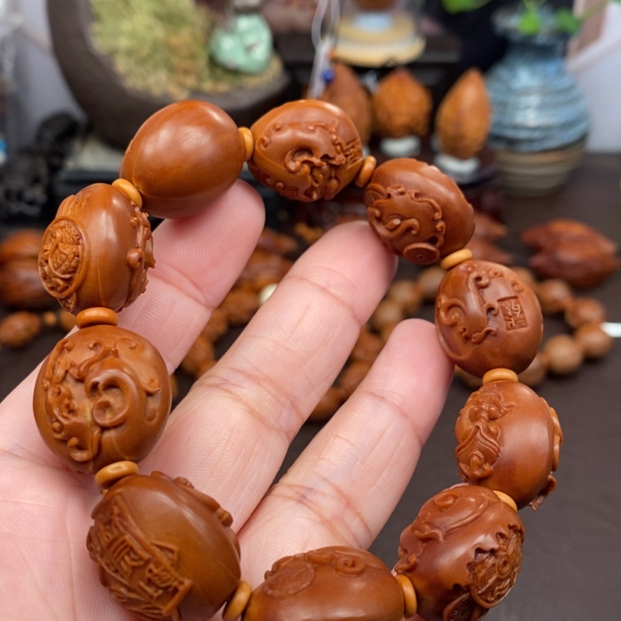 【闪购商品】橄榄核吊坠秦风汉韵