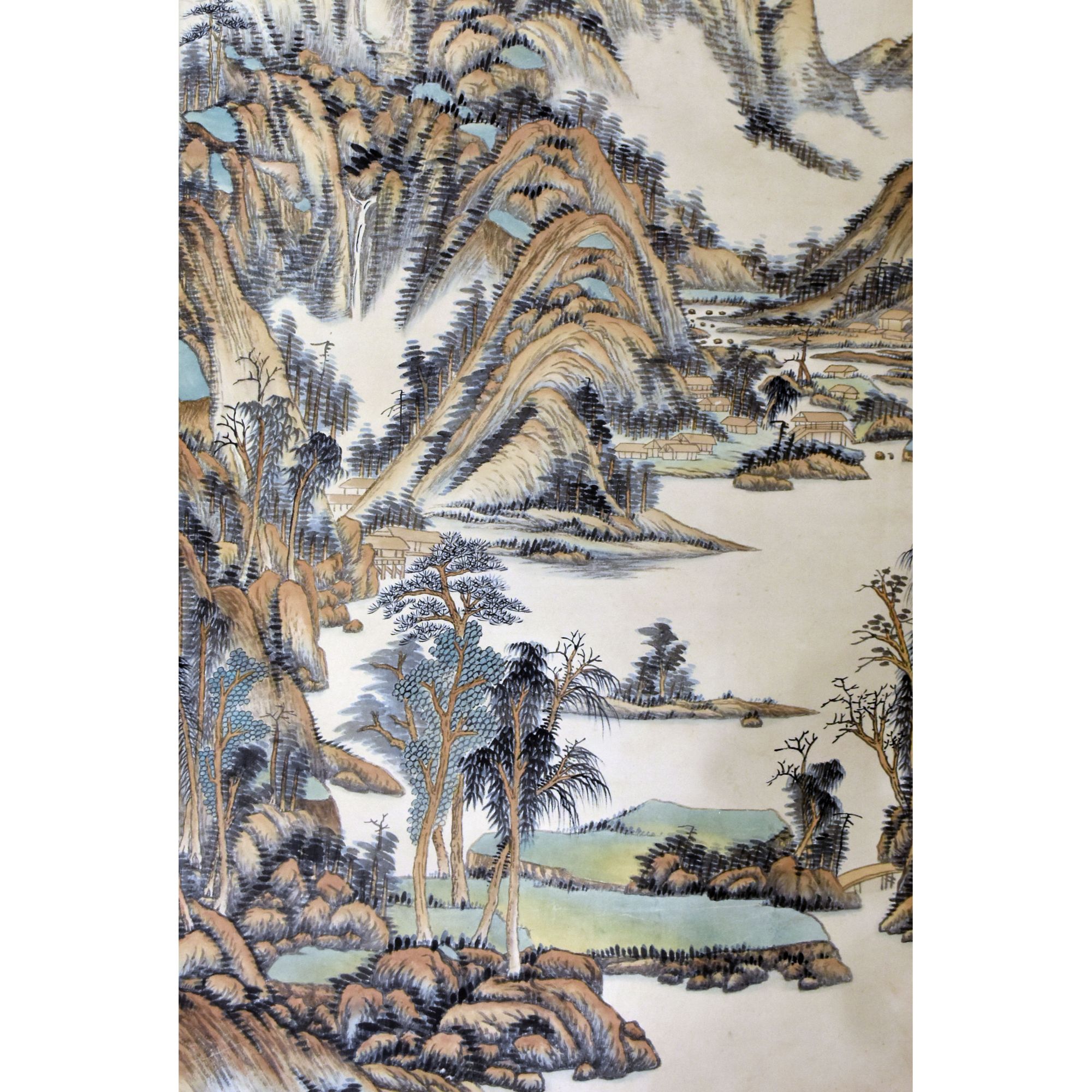 HM0137 山水 129×65cm 纸本立轴 7.5平尺