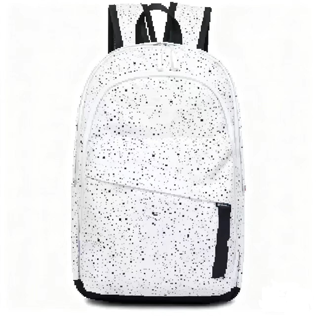 黑白星双肩包男女运动户外百搭双肩包潮流韩版简约双肩包