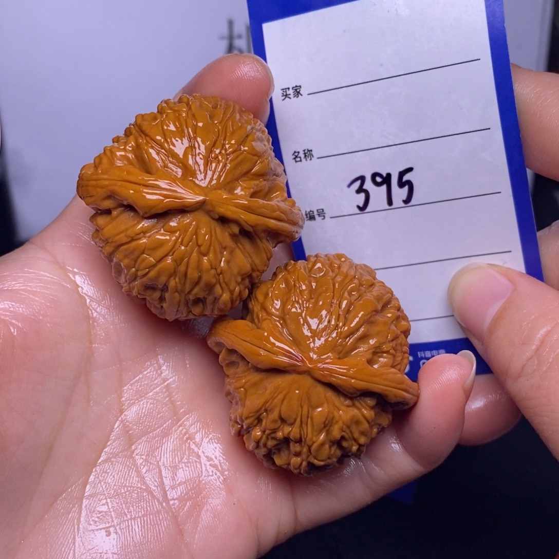 文玩核桃把件395/42白狮子色差