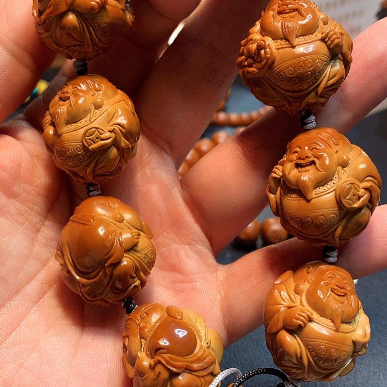 【闪购商品】橄榄核手串/手链流*橄榄雕