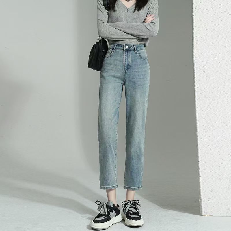 29小敏3（断码)孤品烟管裤直筒裤