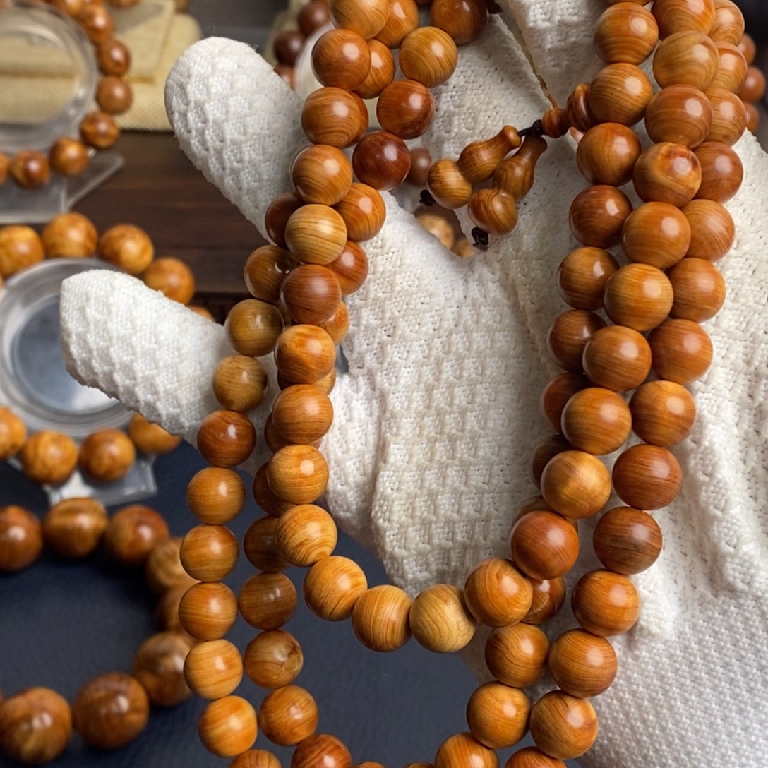 柏木（崖柏）1.0/108红肉闪电蚕丝纹