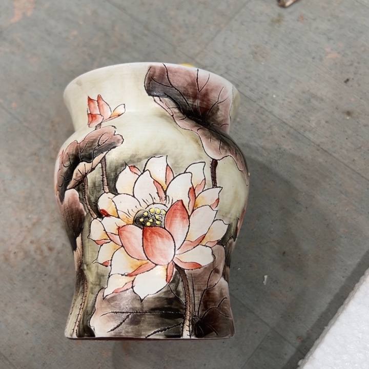 暖***茶花盆紫砂水晶花盆105