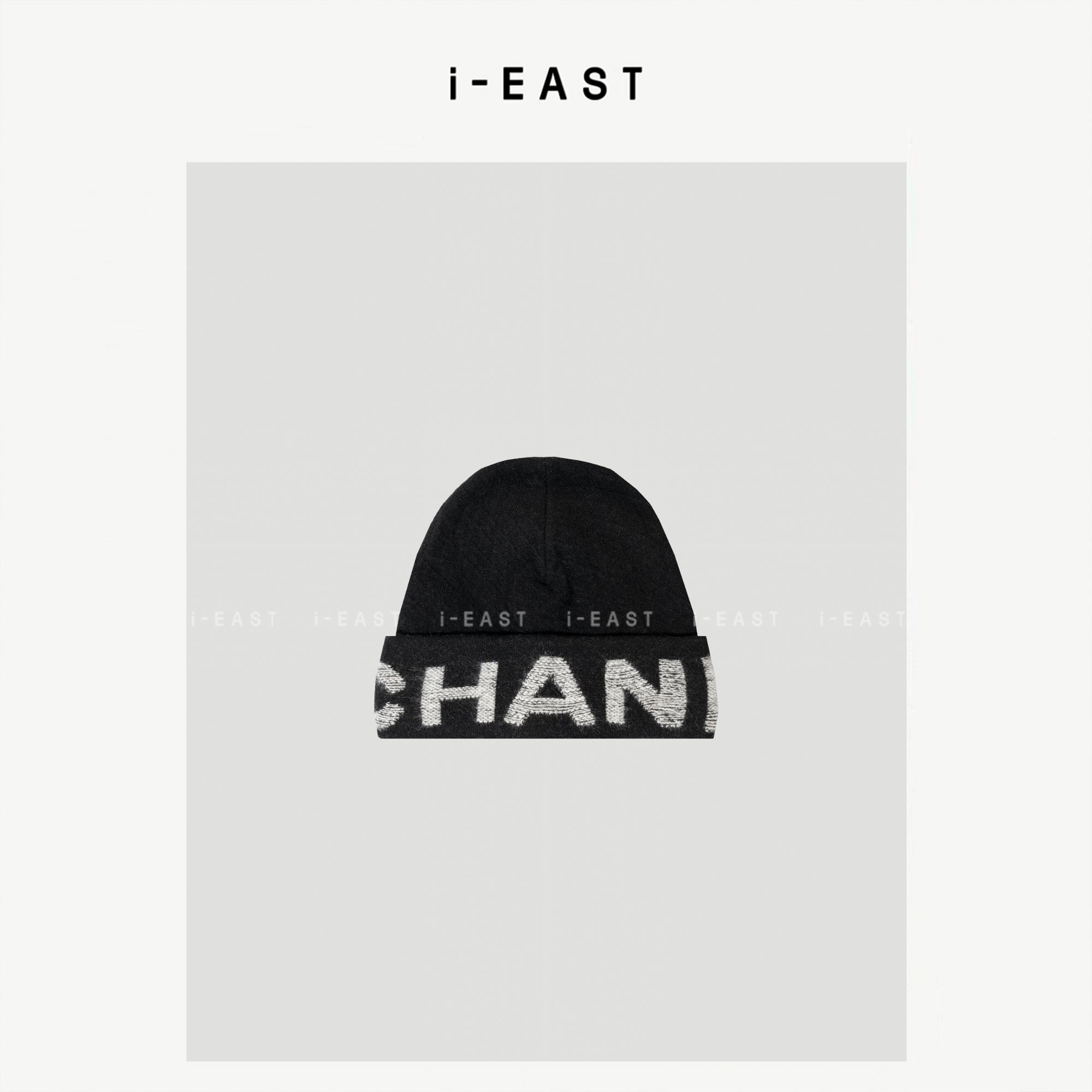 i-EAST 登山滑雪~秋冬字母毛茸茸高级感搭配单品帽-5D PS8589