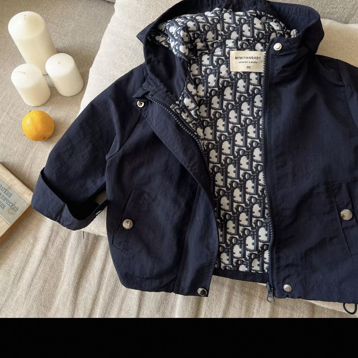 男童春秋内印花外套