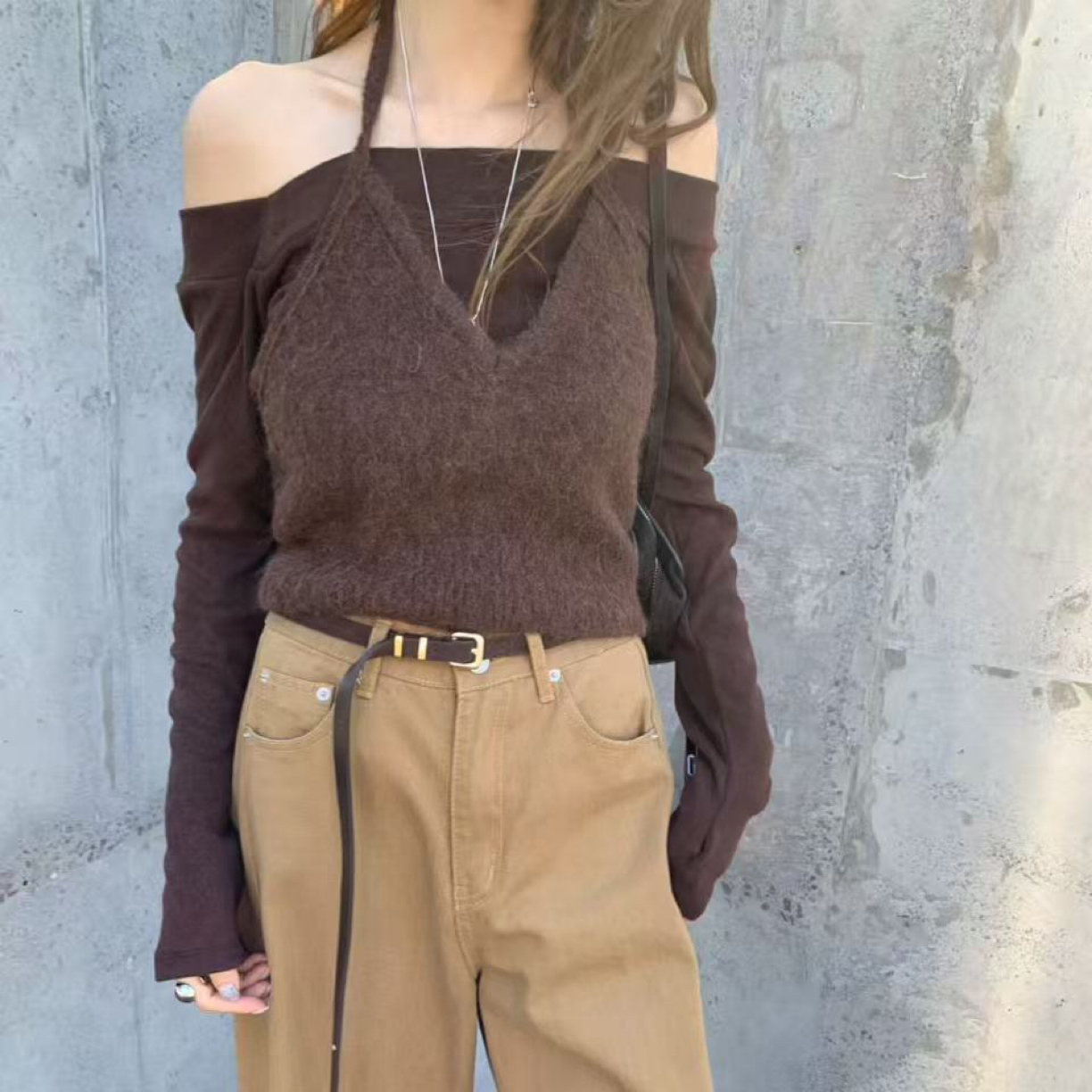 【by兜兜韩国代购】2025122802 shop poster 背心 NO退NO换