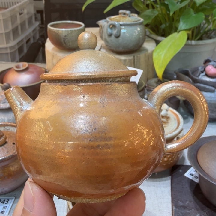 陶盘柴烧福利心哦多多