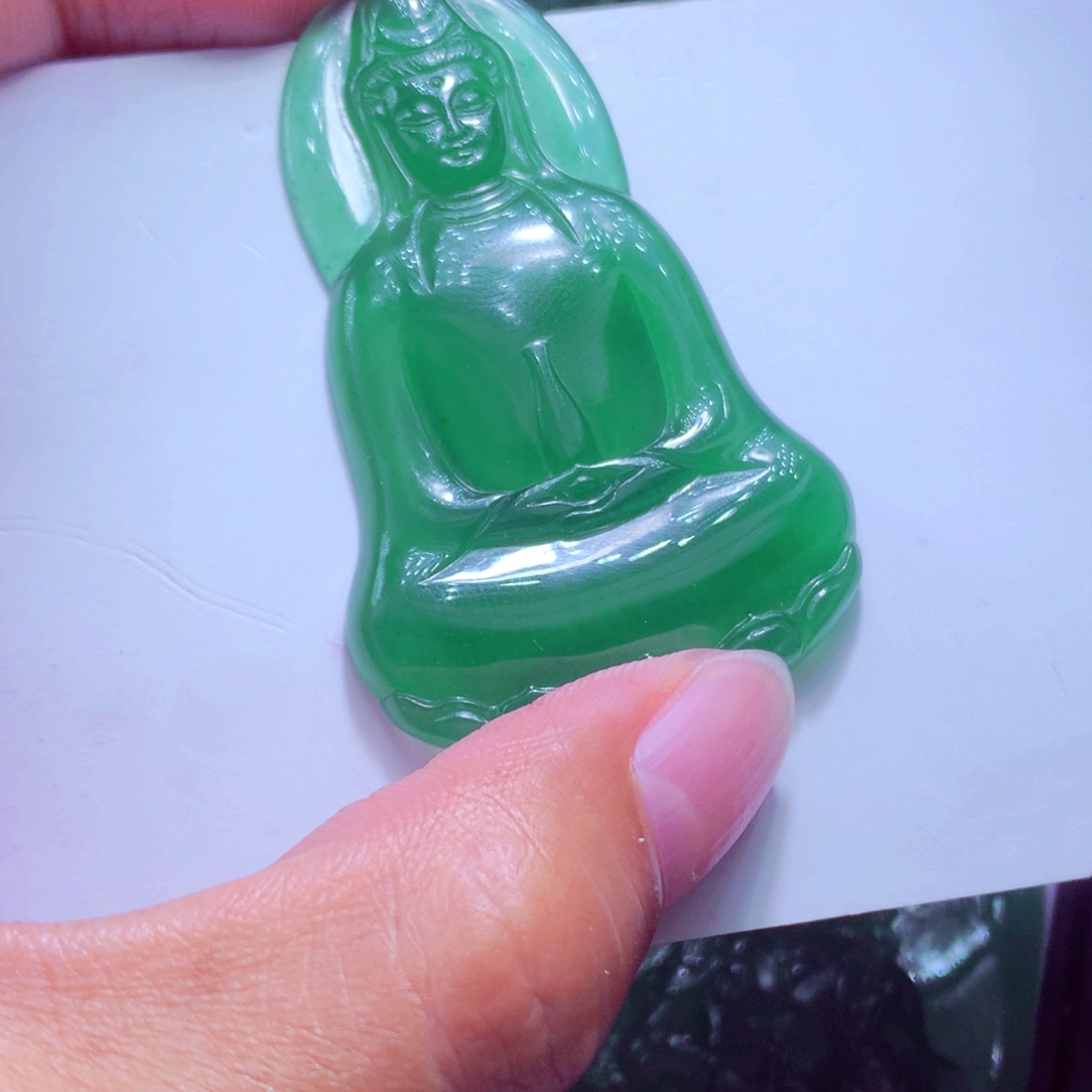 颜***广定制翡翠未镶嵌天然