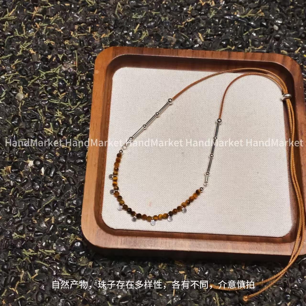 吊坠925银 JIUJIU【原创抽拉银片虎虎多戴项链 】复古气质法式1120