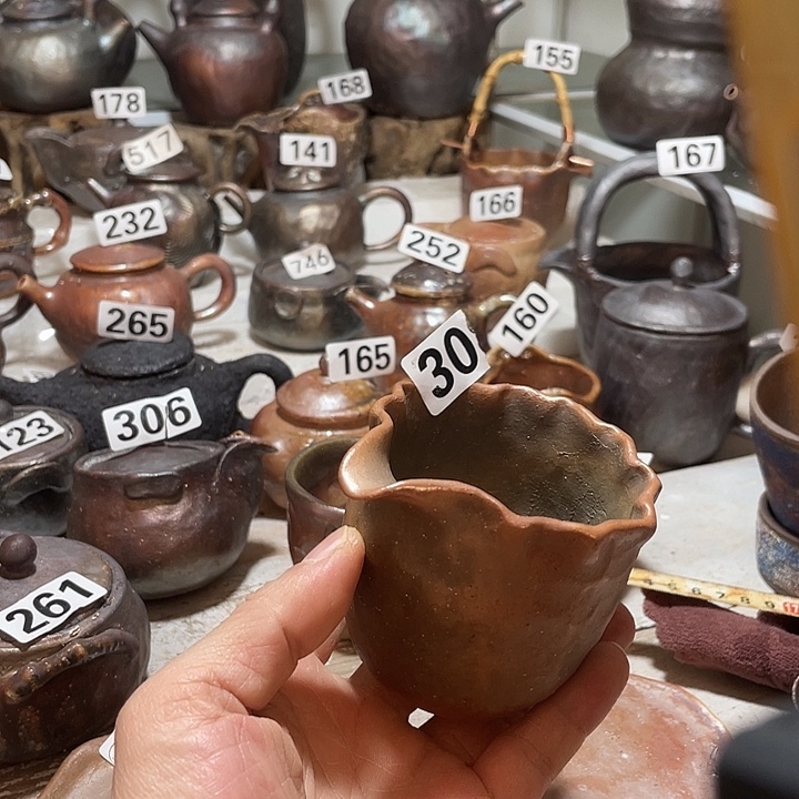 纯手工柴烧茶具精品
