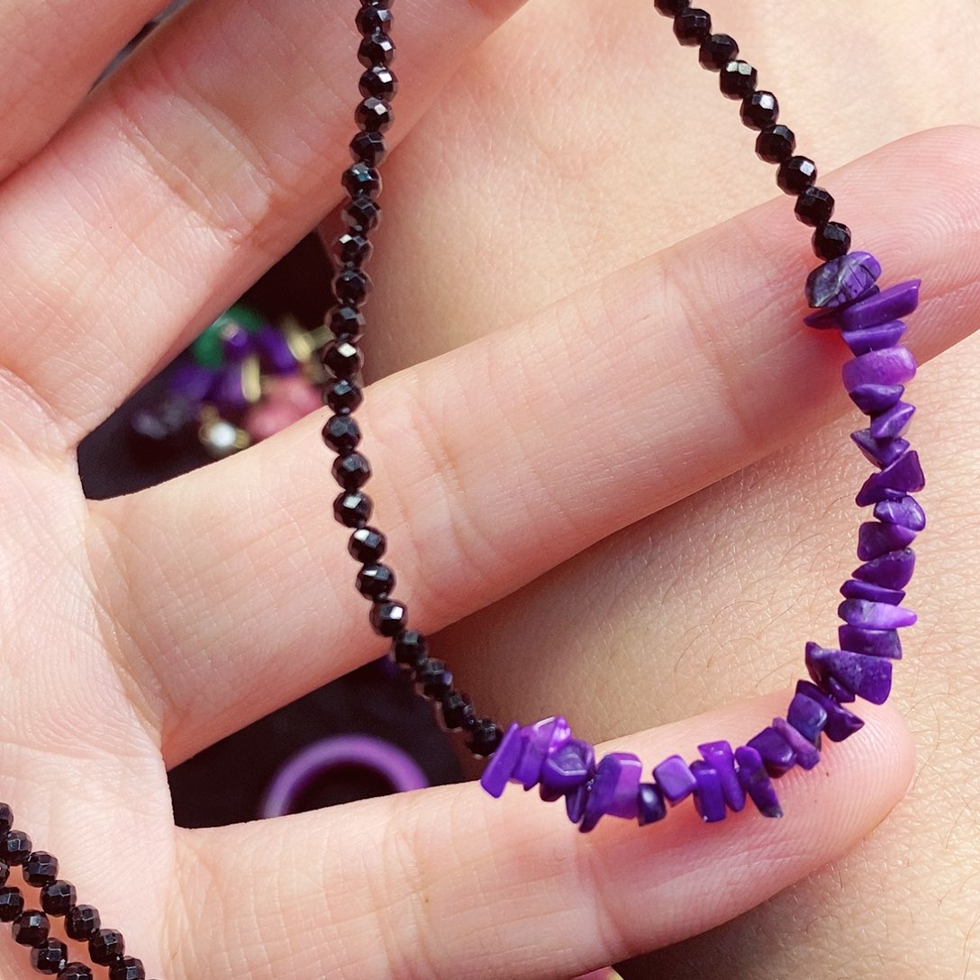 苏纪石（舒俱来）项链银S925镶嵌