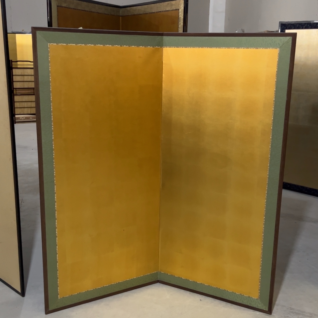 绘画屏风框画茶空间设计