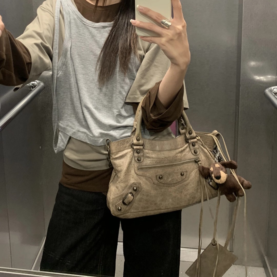 95新 Balenciaga/巴黎世家 巴黎世家机车包中号  20918