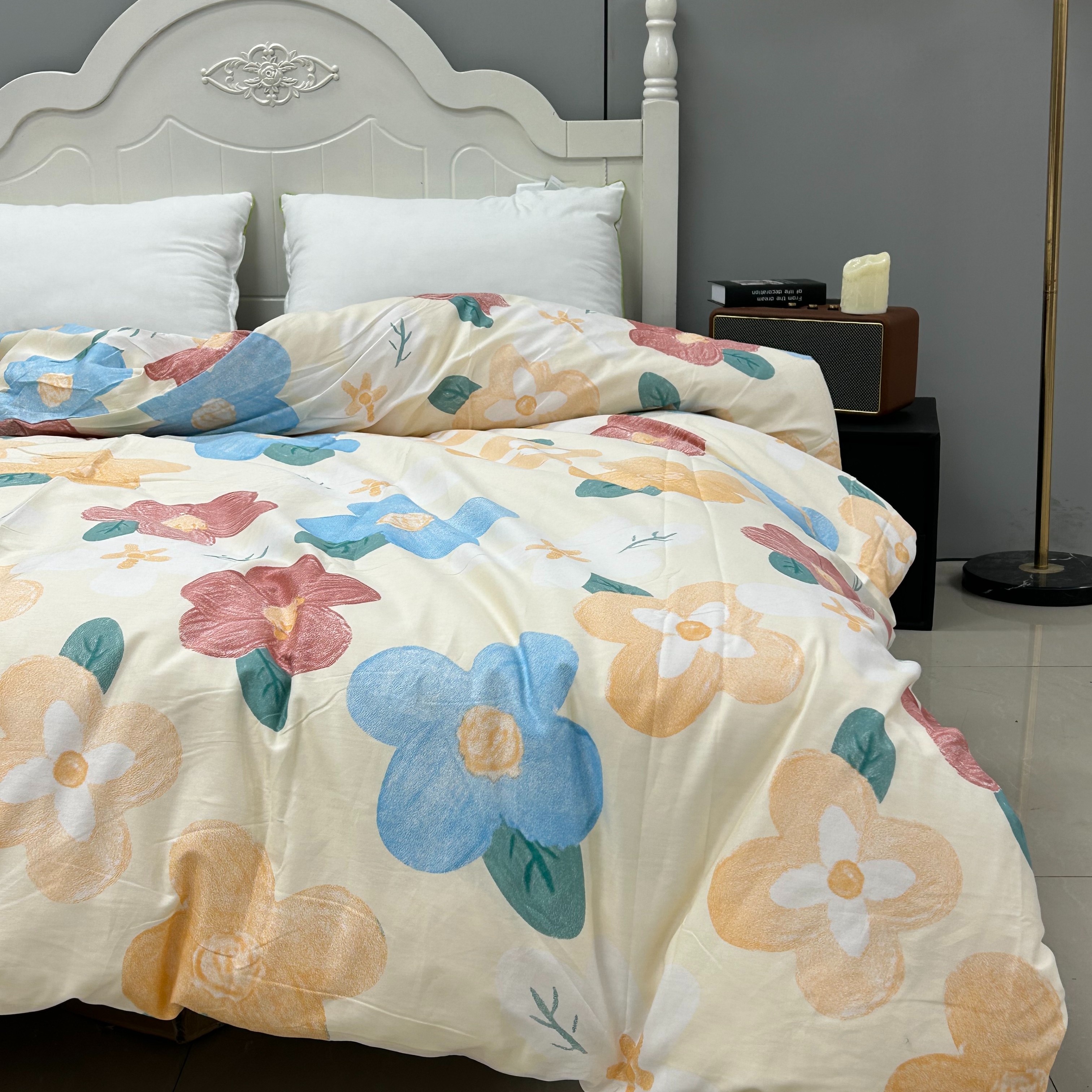 纯棉单被套小清新小仙女男生13070床上用品印花