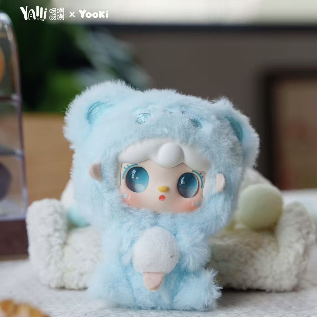 【拆盒】氧氧yooki抱抱美食店盲盒mini包包挂件毛绒玩偶公仔