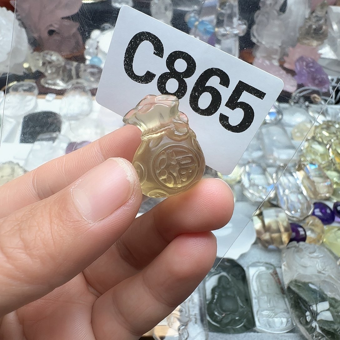 水晶吊坠未镶嵌水晶865