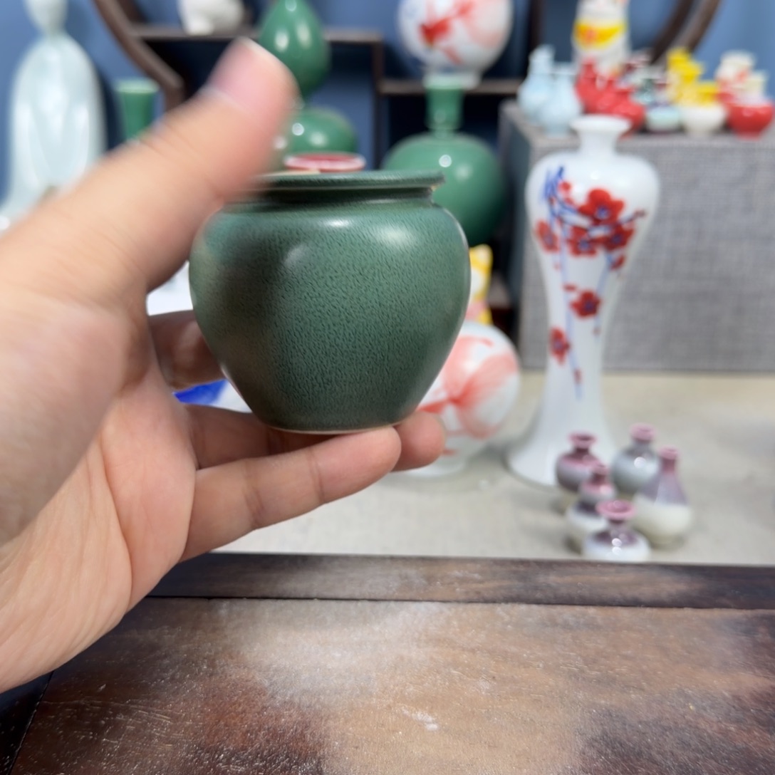 陶瓷手工小花器摆件
