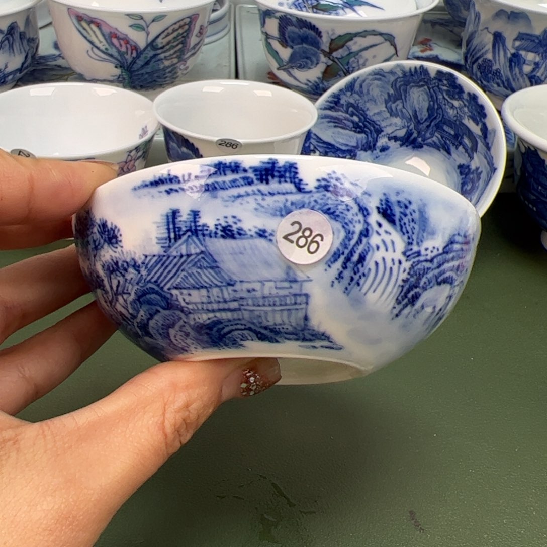 杯沙沙手工手绘茶具286