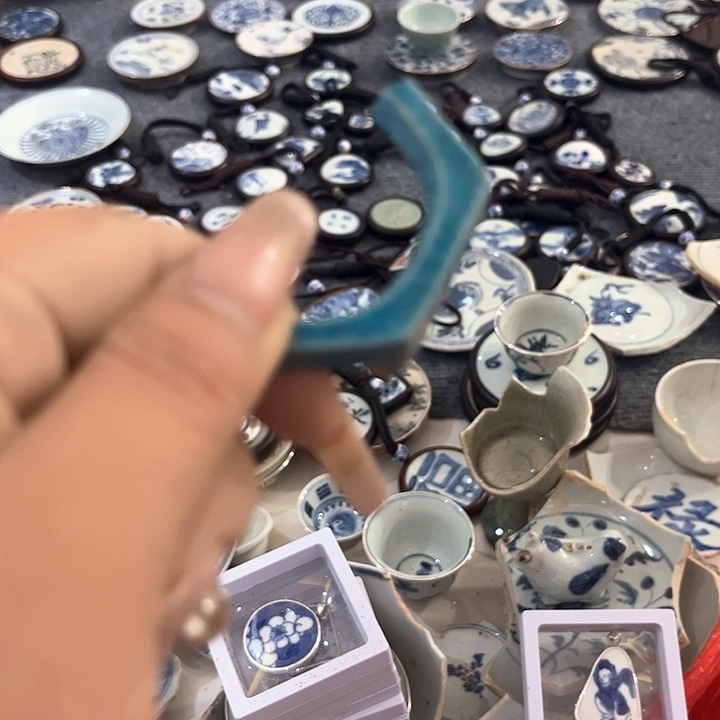 瓷片瓷片茶托喝茶非常不错