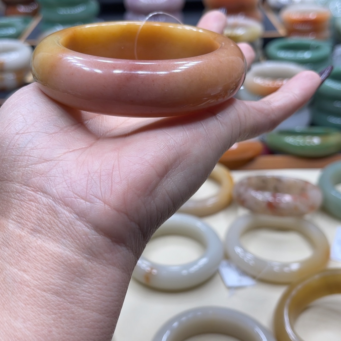 石英质玉手镯合金原*清