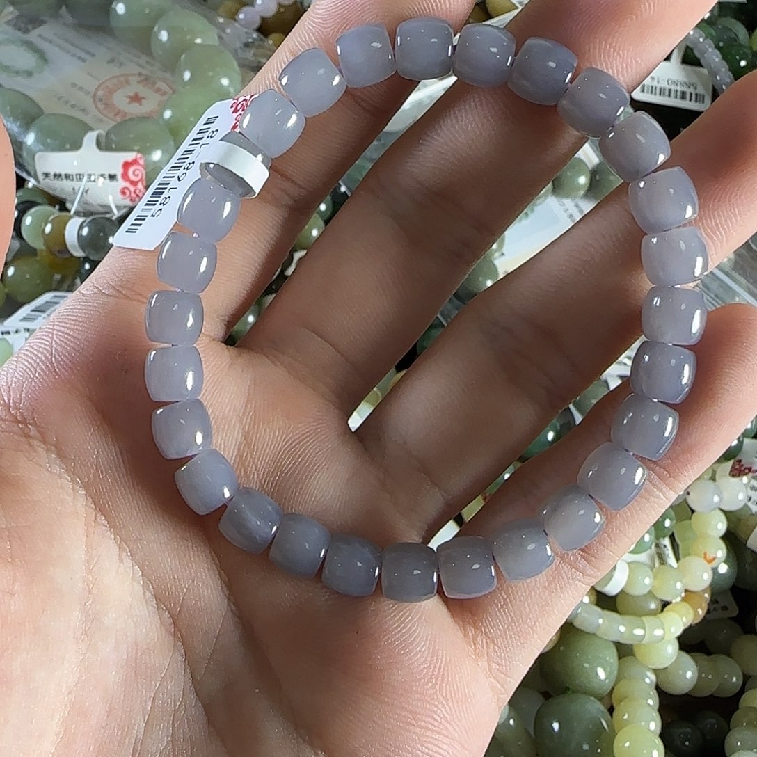 和田玉手链未镶嵌116