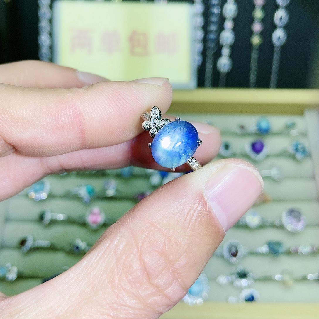 【闪购商品】未镶嵌戒圈海蓝宝石