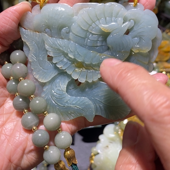 岫玉岫玉吊坠未镶嵌