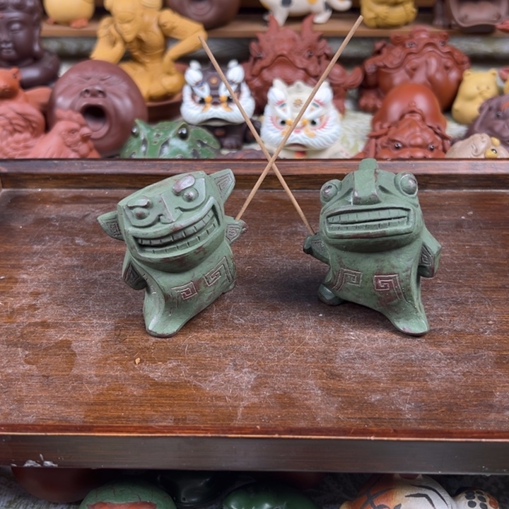 紫砂茶宠紫砂茶宠结界兽一对