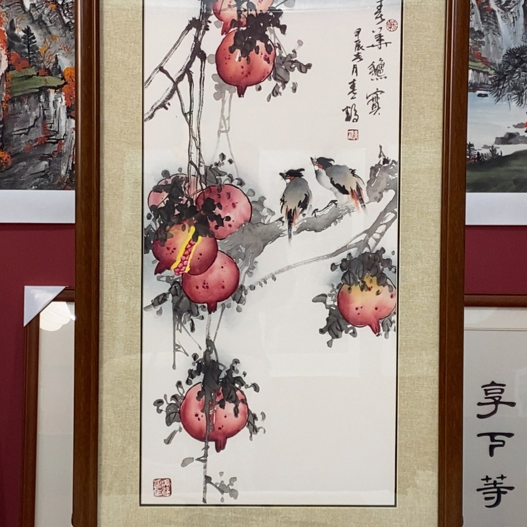 国画胡彬四尺四开精品佳作带框发货