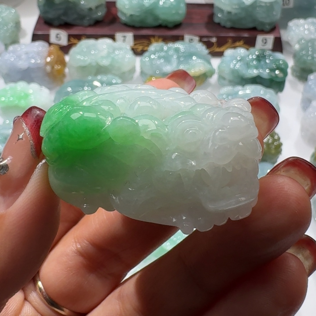 定制翡翠未镶嵌肉*儿貔貅