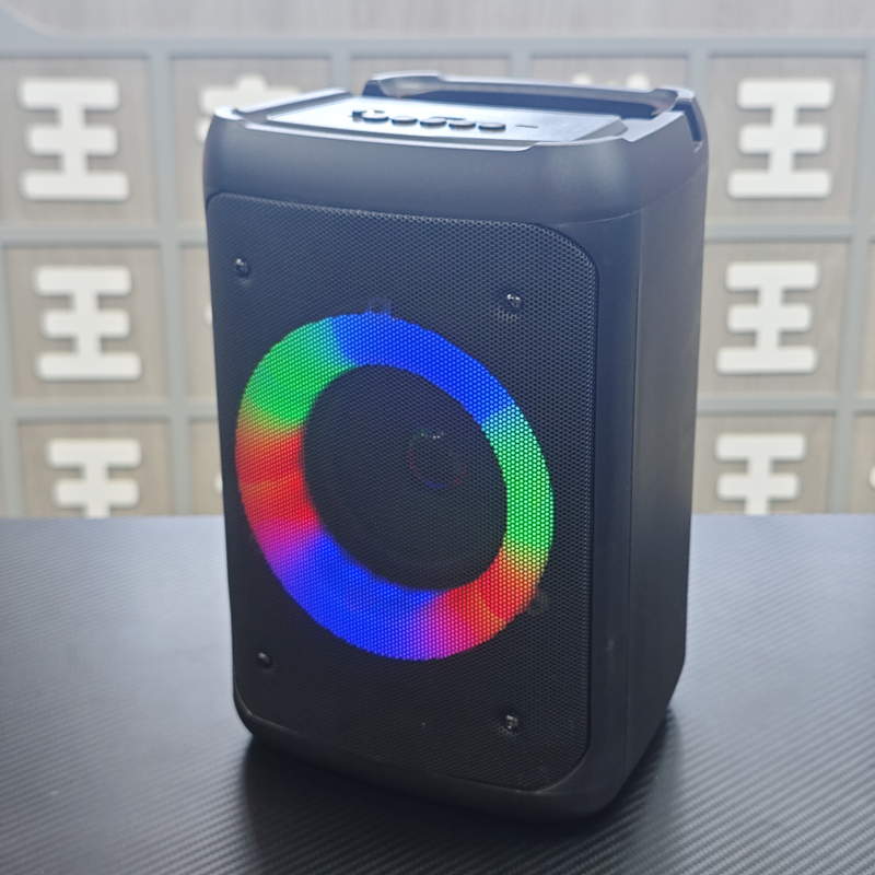 【双无线麦】大功率511低音炮广场舞便携式无线蓝牙音响炫彩灯RGB