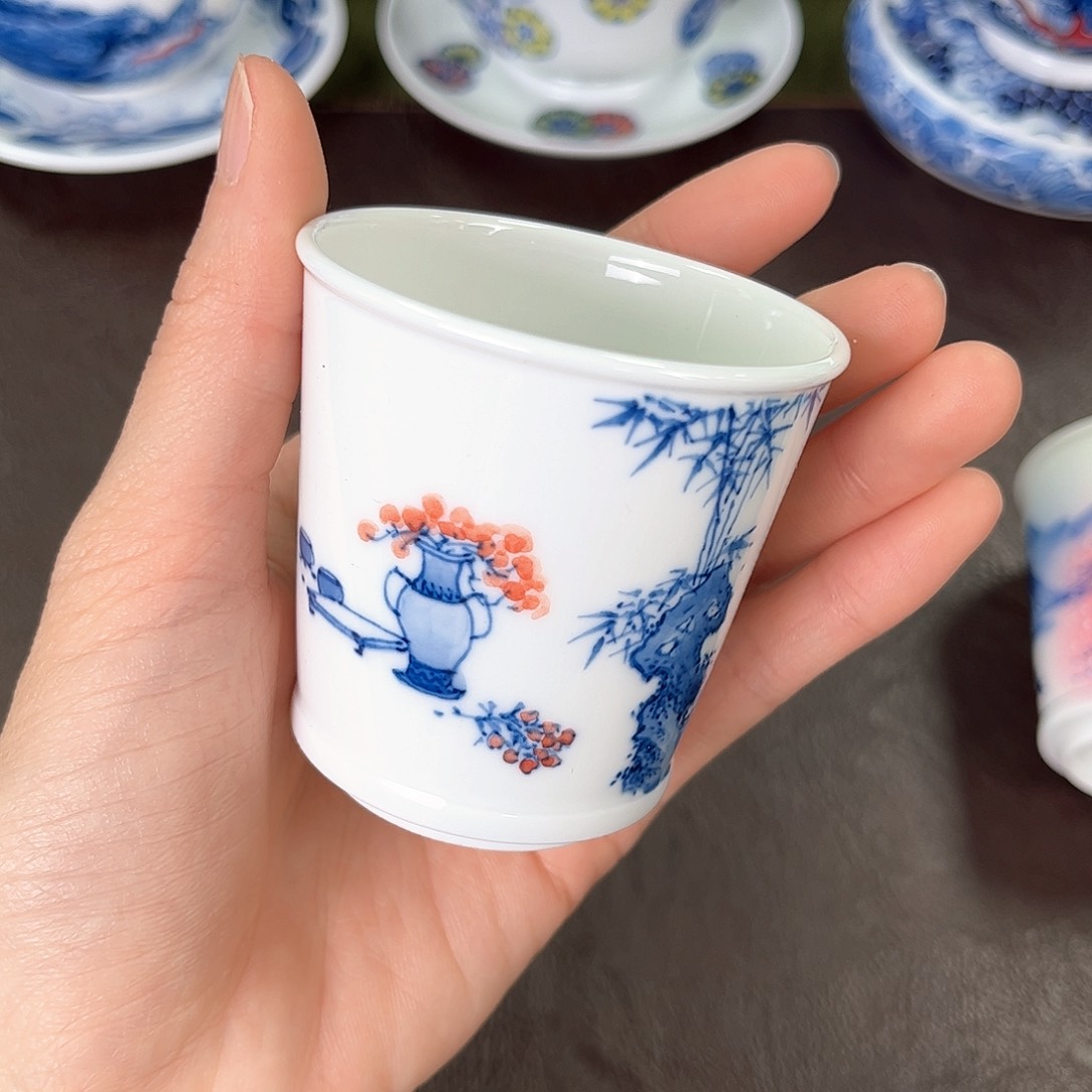 摆件手绘高温瓷器瓷器