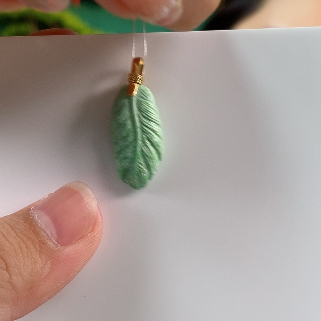 绿松石珠宝奇石18K金镶嵌