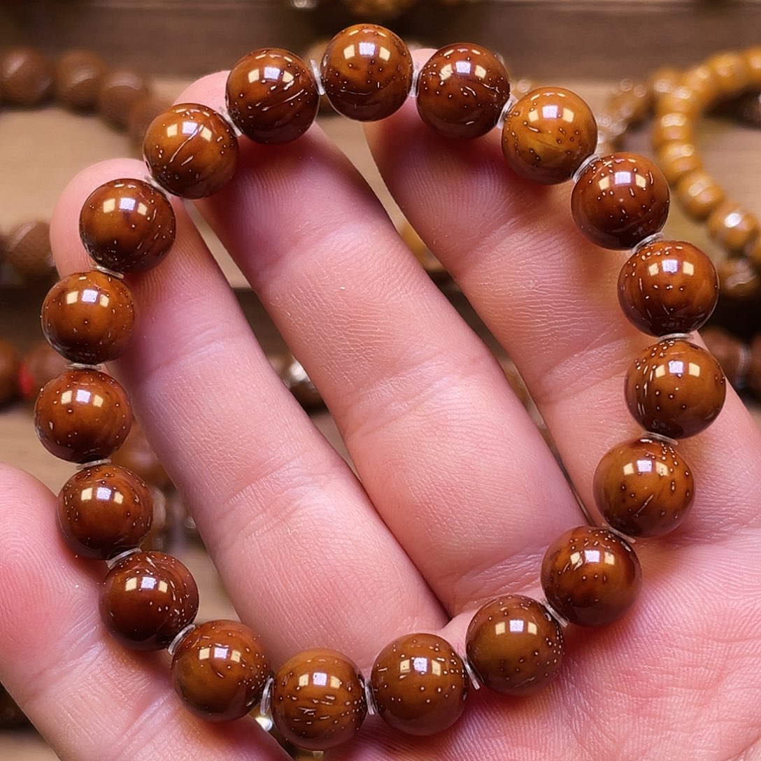 紫金鼠手串微瑕紫金鼠光珠手串11尺