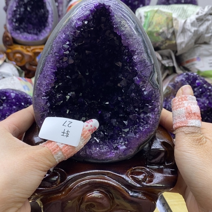 未镶嵌紫晶大型摆件（非配饰）露****版