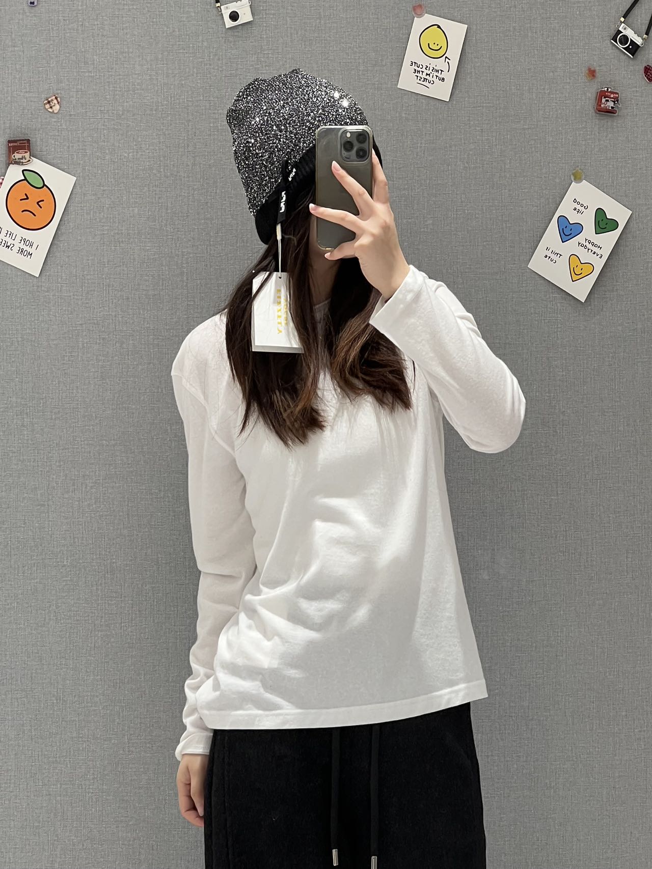 【现货】FIZZFLY珠片羊毛帽子秋冬冬季保暖