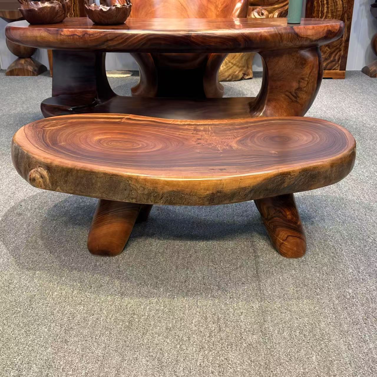 114*55*38尺寸香樟创意边几桌茶桌