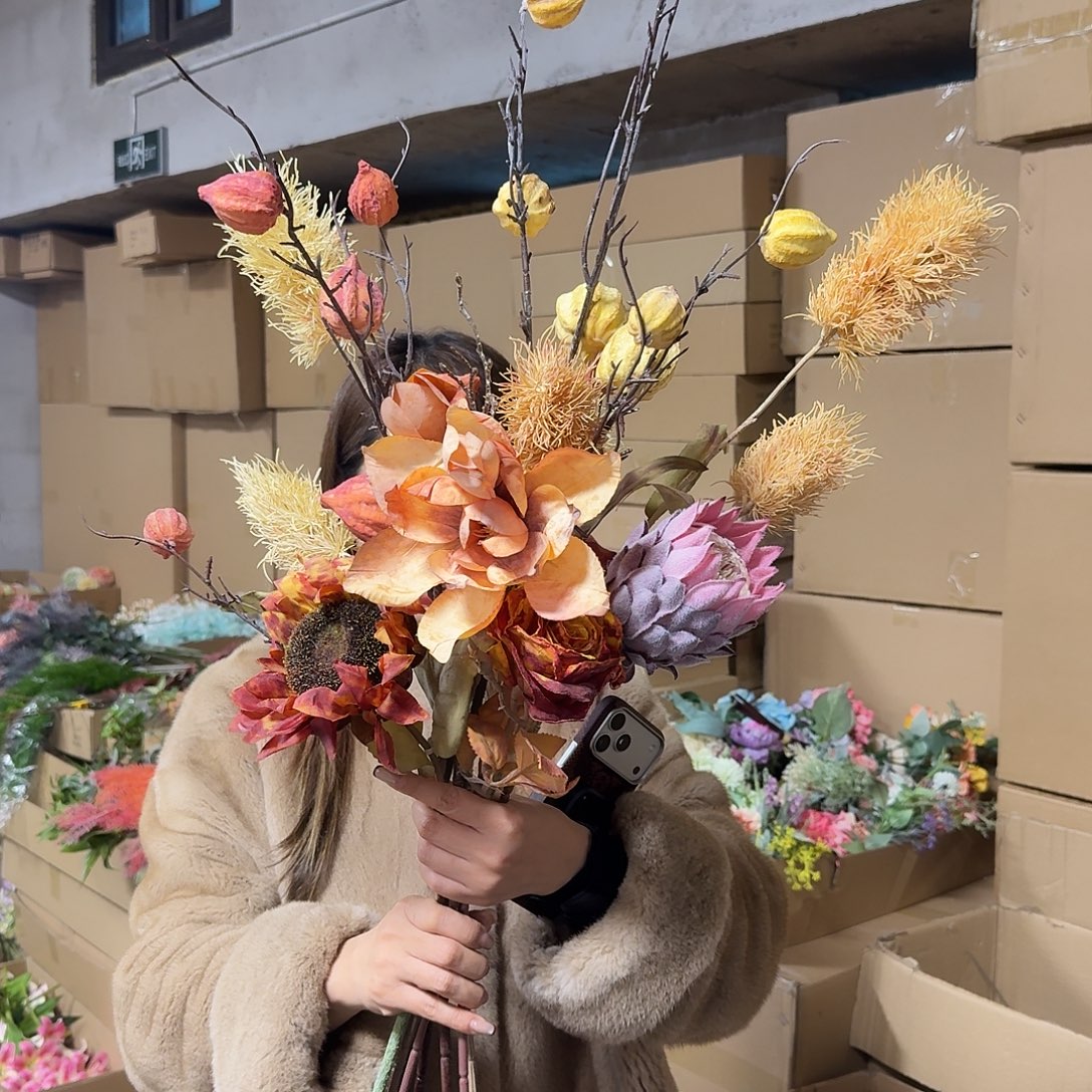 60号「闪购」仿真花，公主请下单