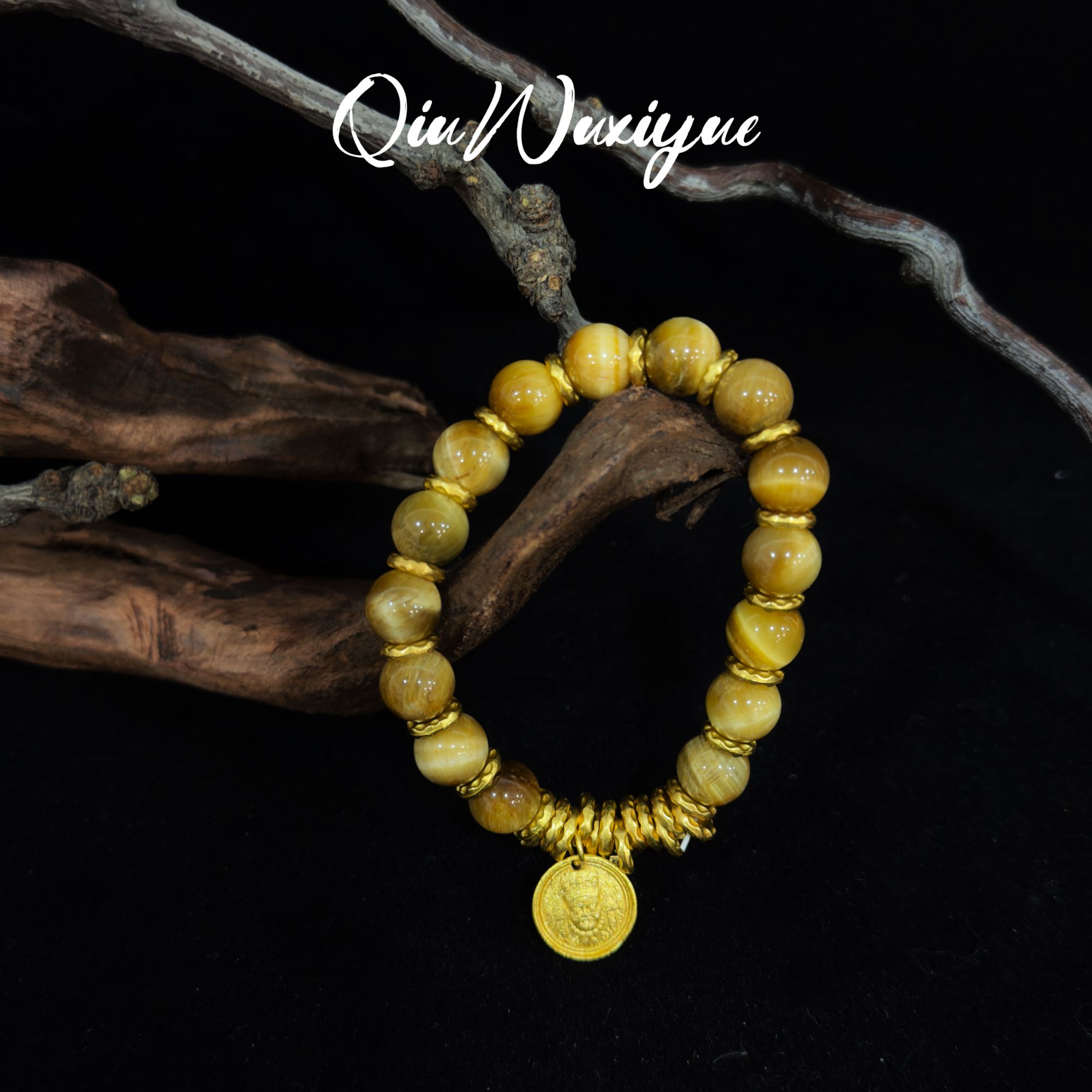 DH 1339 轻奢小众款金虎眼8mm