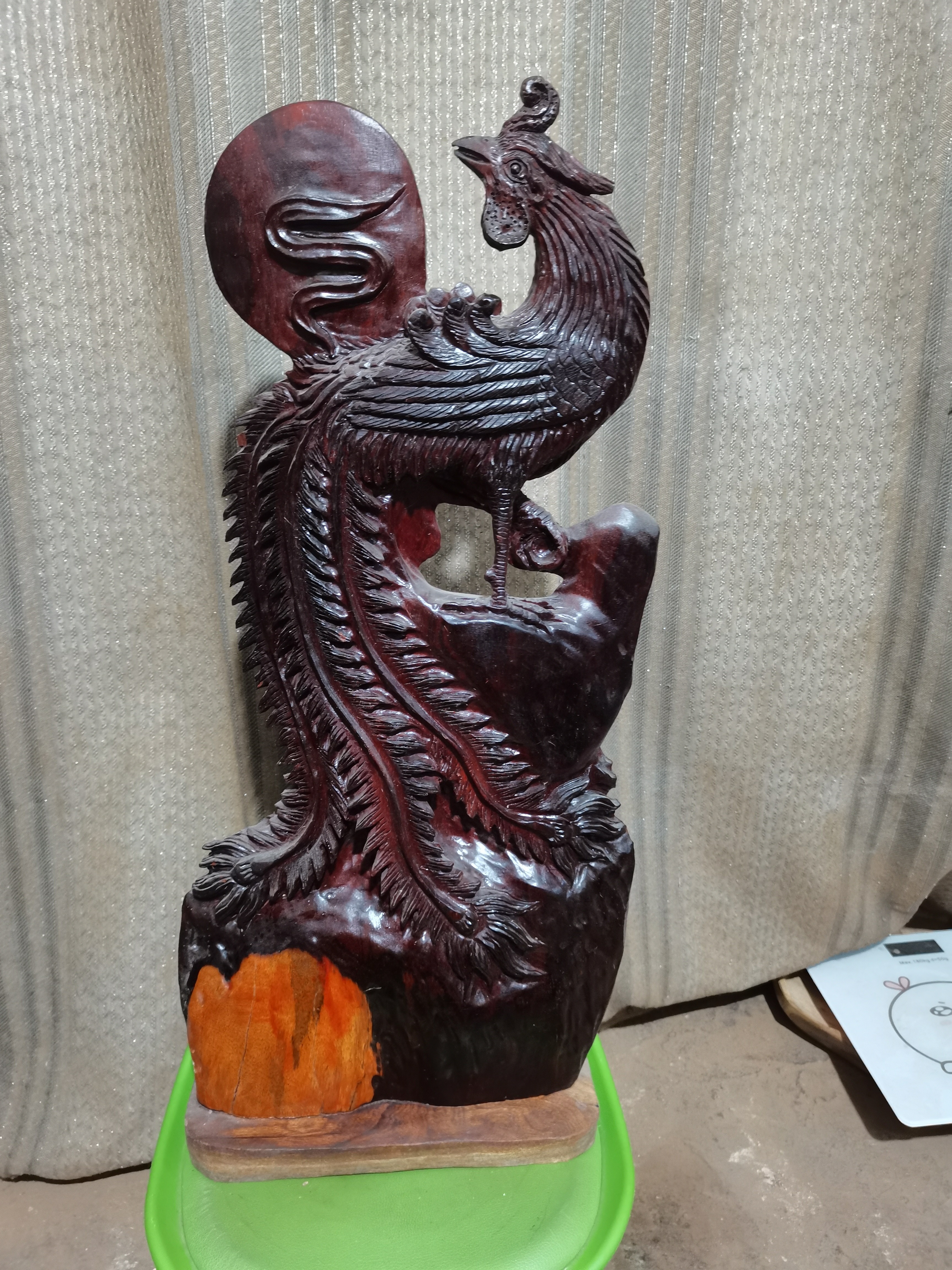 创意根雕作品 凤凰