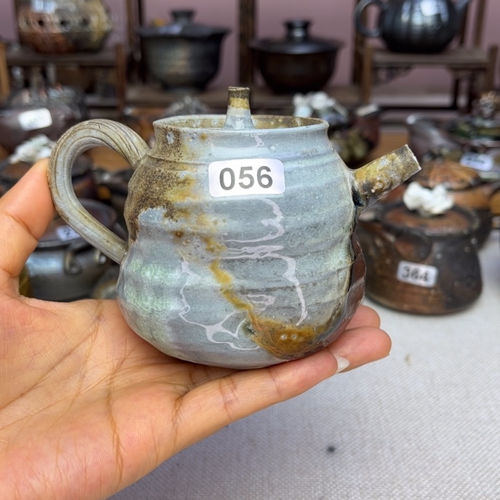 壶静**澜裸柴烧陶瓷茶器