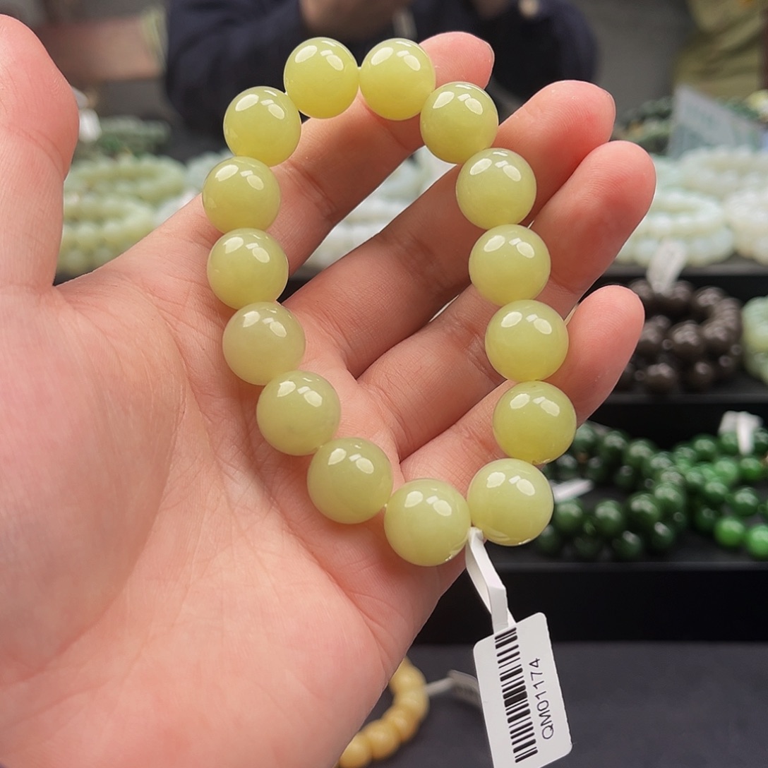 和田玉手串未镶嵌