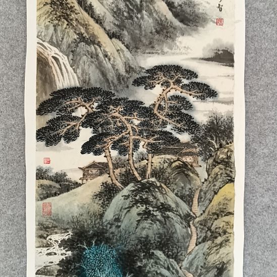 国画前方艺术馆作品老师作品！