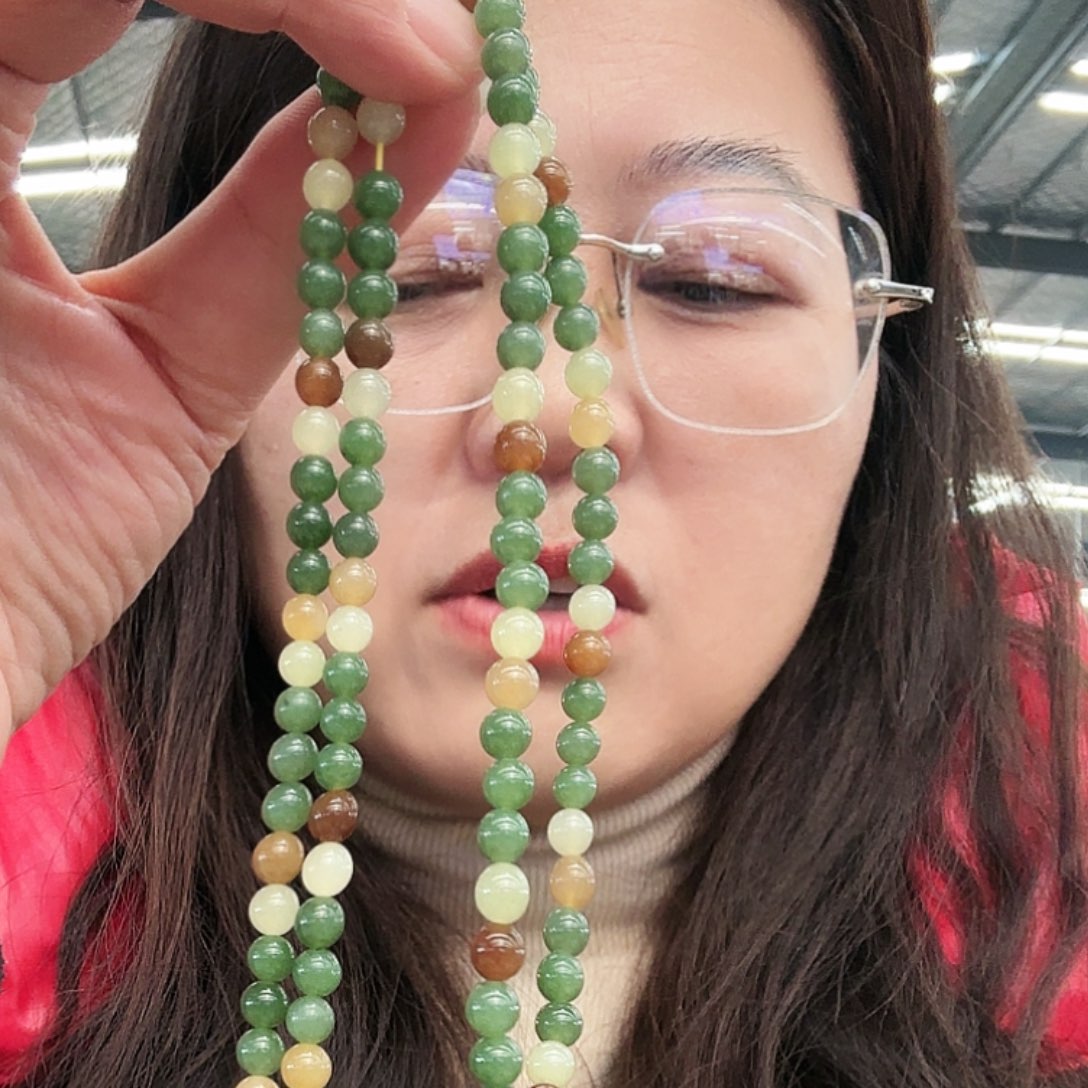 和田玉未镶嵌毛衣链