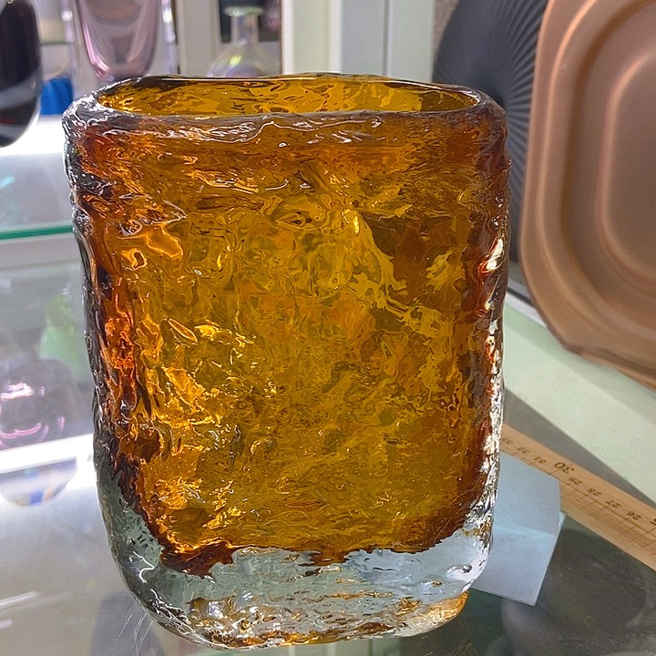 复合琉璃花瓶高18口11