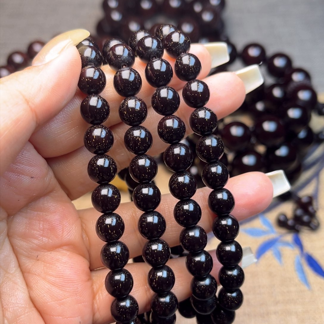 檀香紫檀（小叶紫檀）0.8 108颗多星