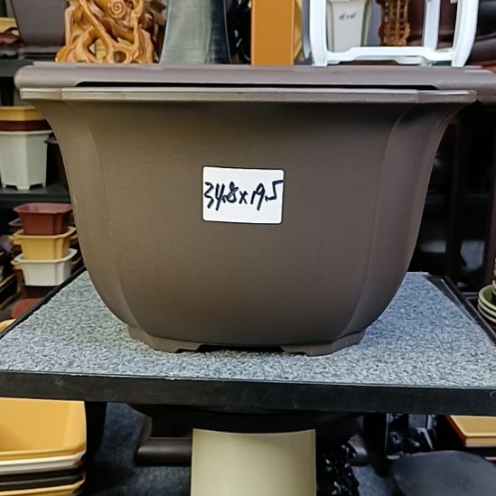 2只34.8cm中号四叶草圆盆