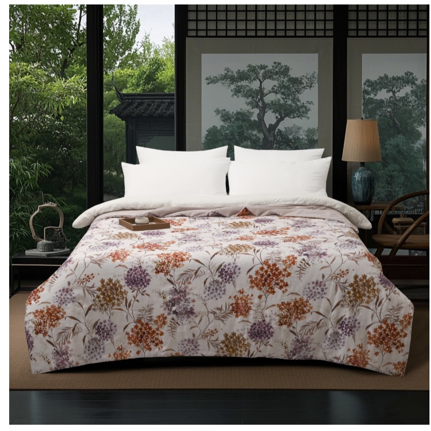 2026新款1.5米汉麻印花单人被学生亲肤透气排湿健康家用汉麻