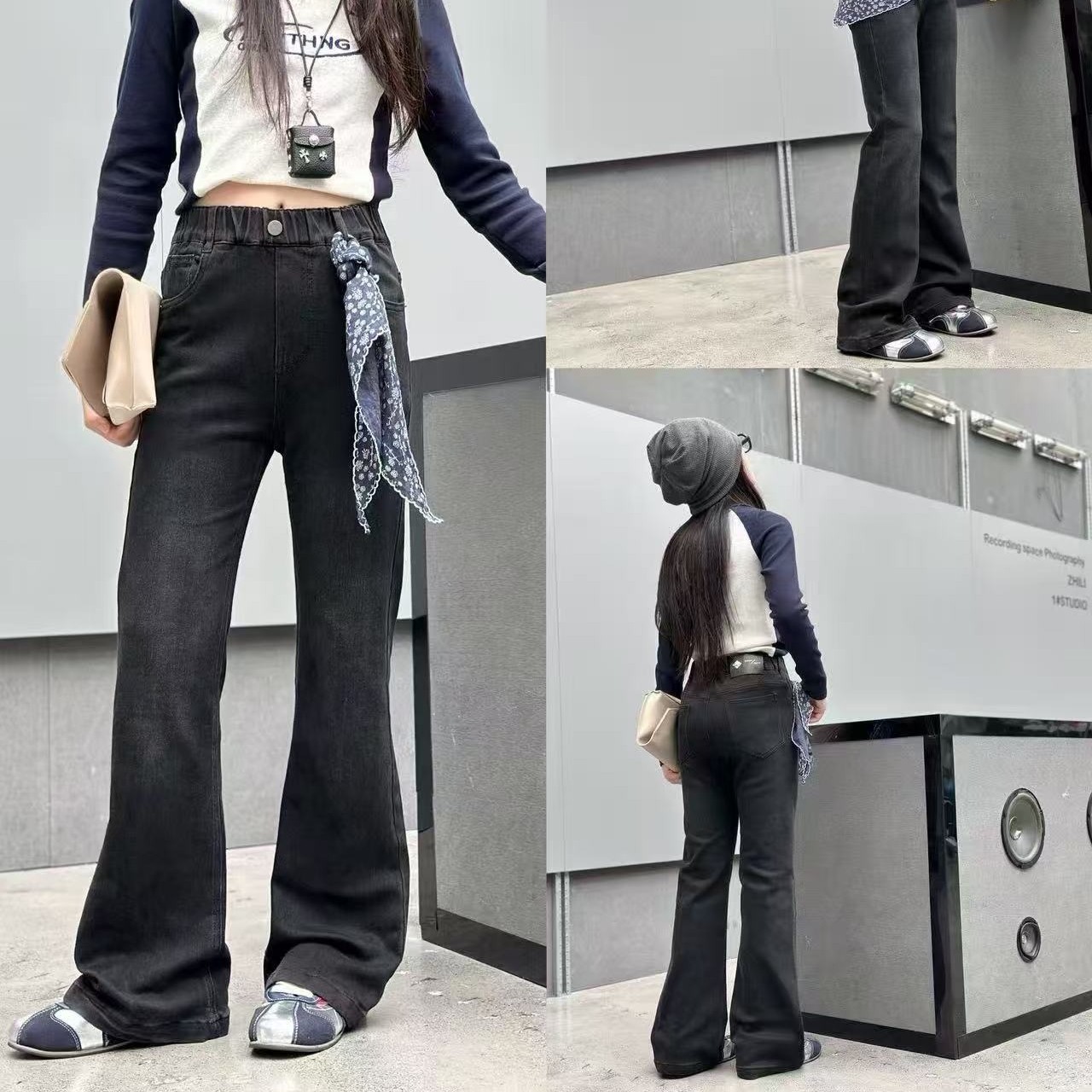 2025秋款女童牛仔裤26-30